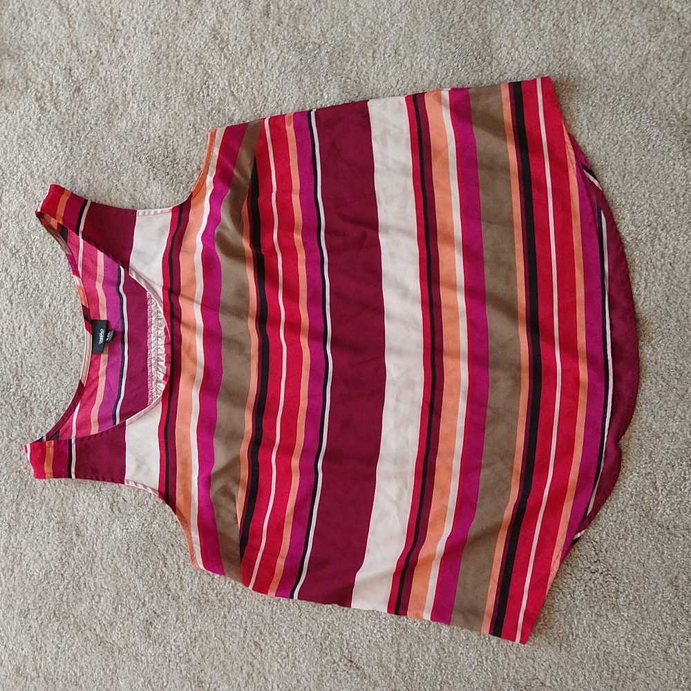 A Massimo multi stripe tank top size XXL